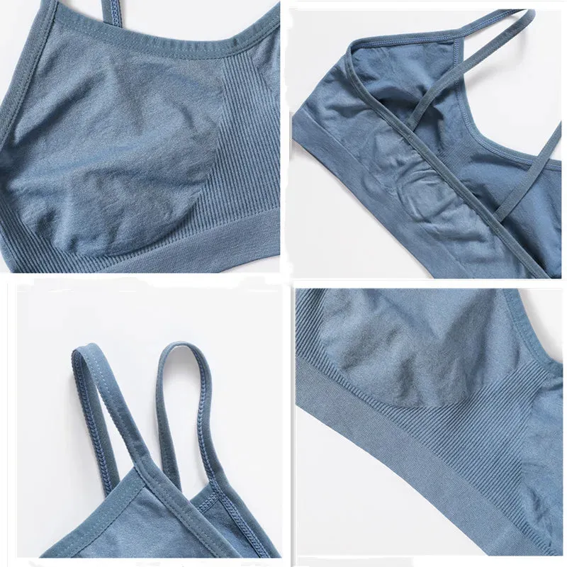 Seamless Bras Sports Tube Top