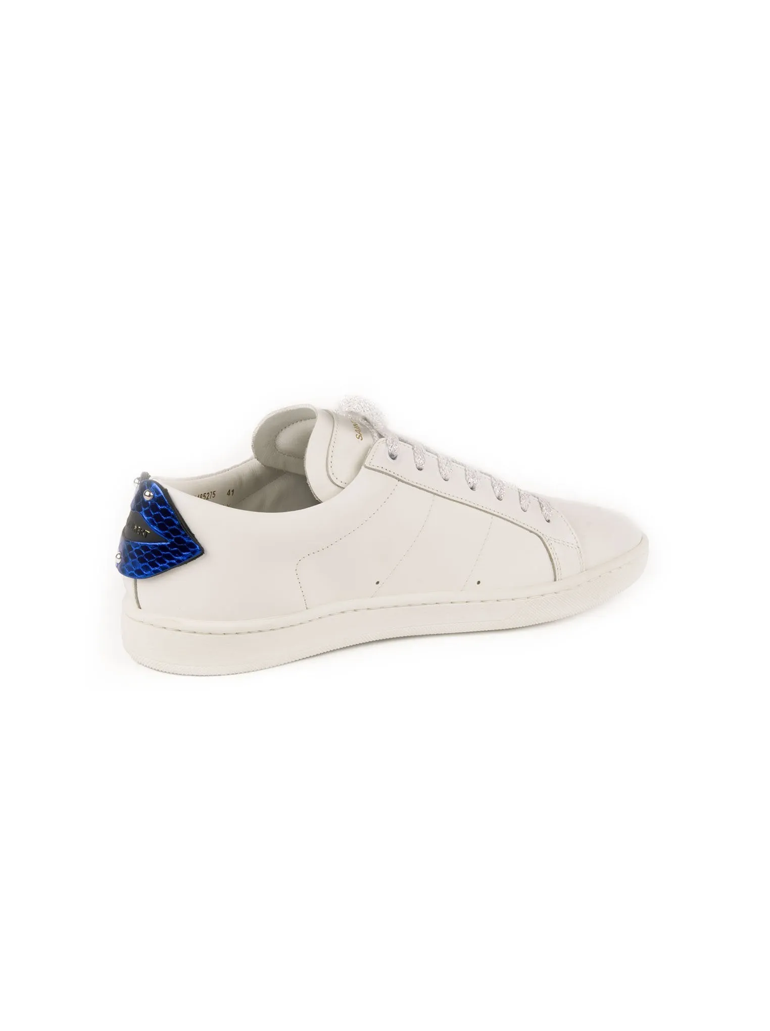 Signature Court Classic Sl/01 Lips Sneaker - White / Blue & Red