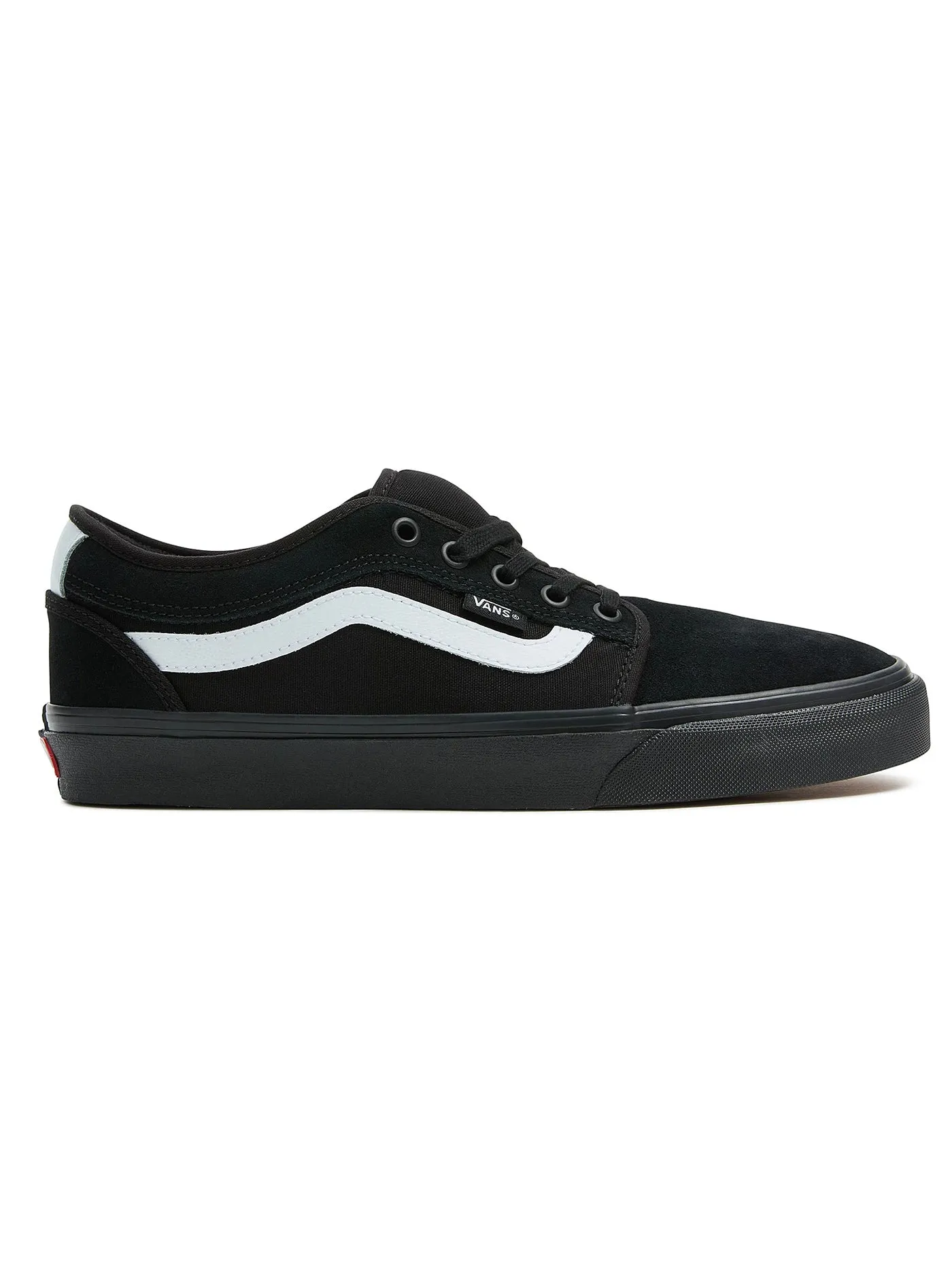 Skate Chukka Low Sidestripe Black/Black/White Shoes