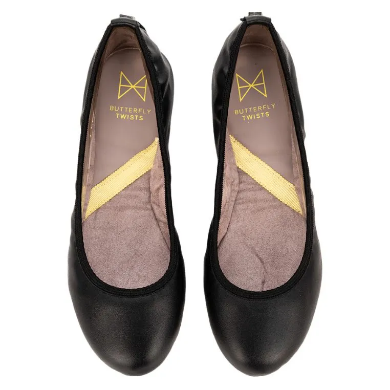 SOPHIA Ballet Flat Shoes - Black