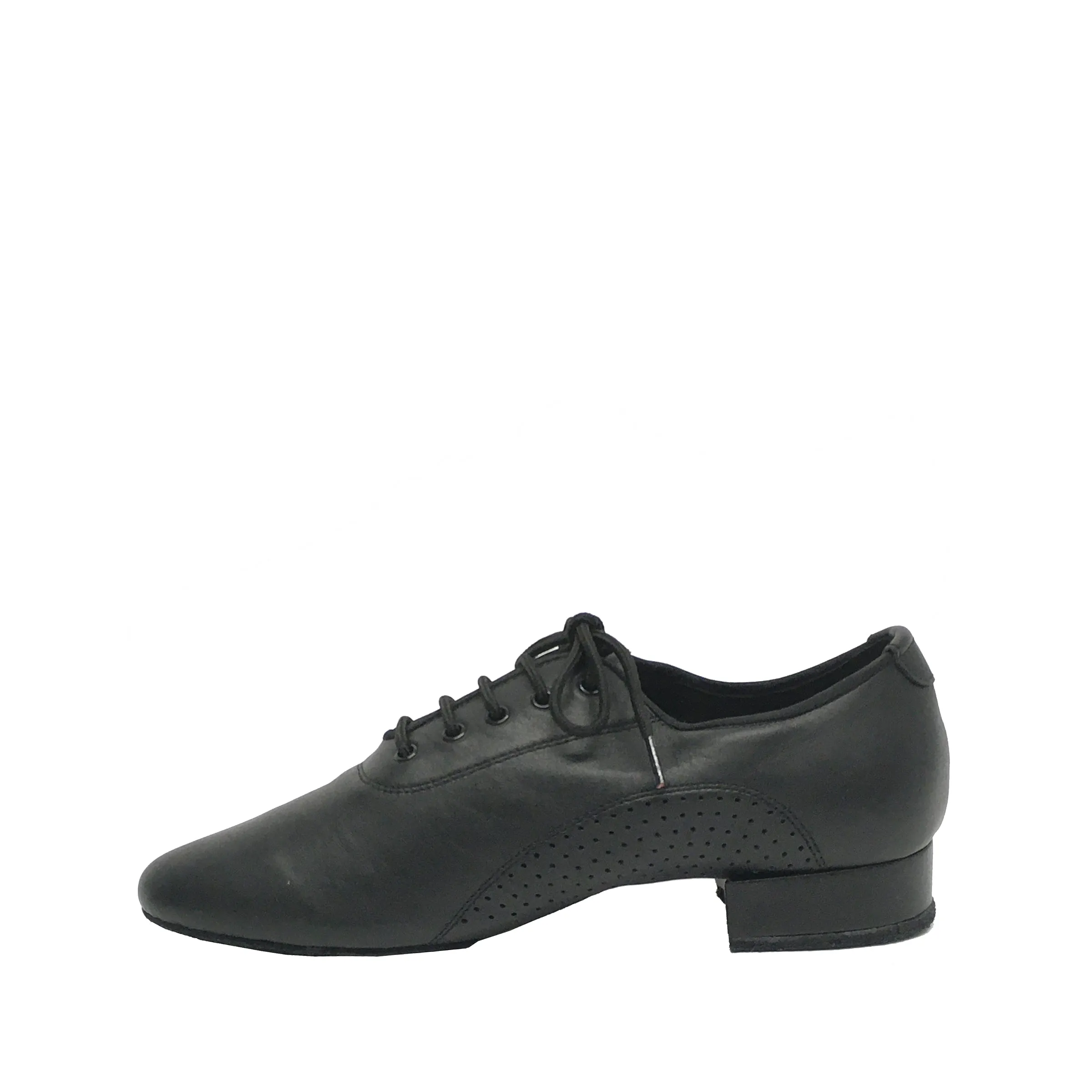 STEPHANIE-Mens: Victor: Black Leather | 1.0" Standard | MED | SPLIT SOLE