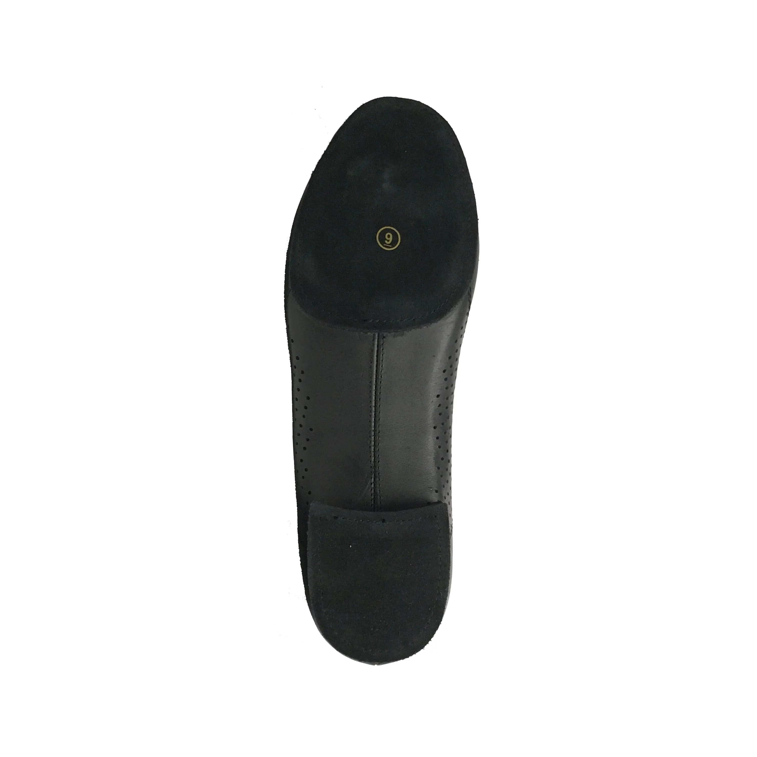 STEPHANIE-Mens: Victor: Black Leather | 1.0" Standard | MED | SPLIT SOLE