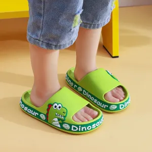 Summer Slippers Girl Non-slip Dinosaur Deodorant Boy Indoor Cute Cartoon Children's Flip-flops Outside the Bathroom Wear Outdoor