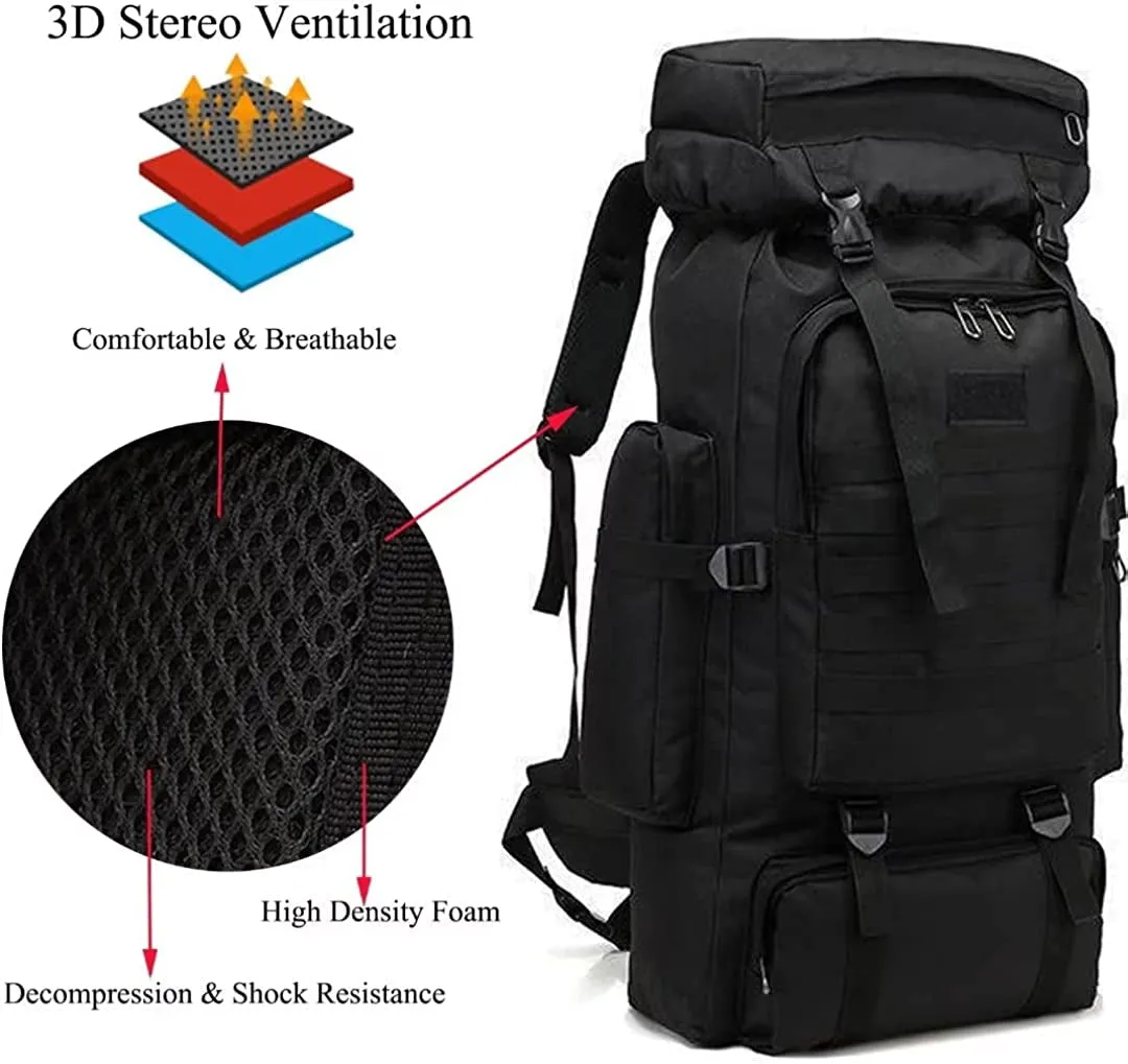 SurvivalPro 80L Waterproof Tactical Backpack