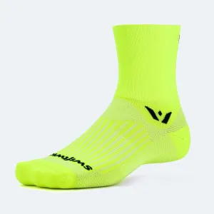 Swiftwick - Aspire Four Hi Viz Yellow Sock