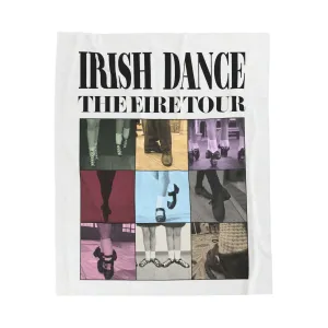 The Irish Dance Eire Tour Velveteen Plush Blanket  50" x 60"