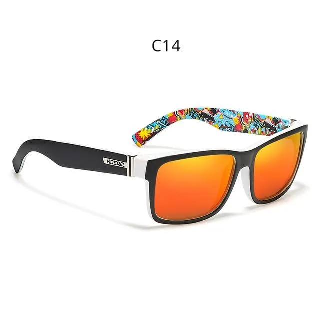 Unisex Baseball Driving Polarized Sports UV Protection Square Sunglasses