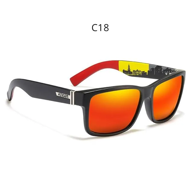 Unisex Baseball Driving Polarized Sports UV Protection Square Sunglasses