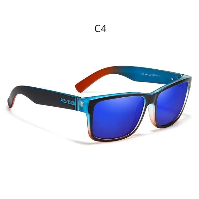 Unisex Baseball Driving Polarized Sports UV Protection Square Sunglasses