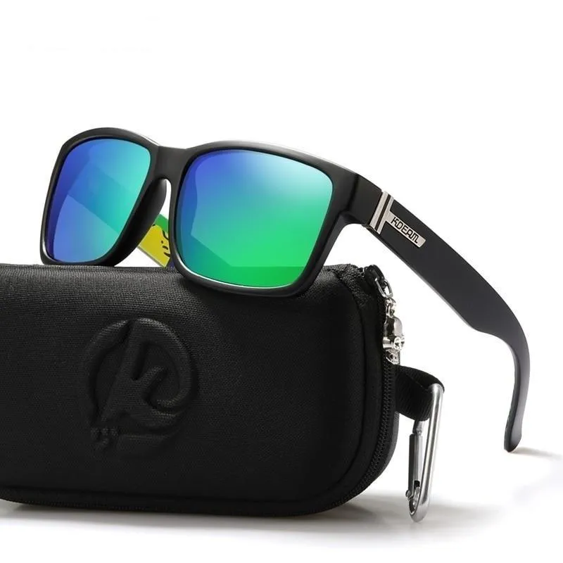 Unisex Baseball Driving Polarized Sports UV Protection Square Sunglasses