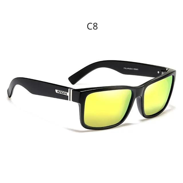 Unisex Baseball Driving Polarized Sports UV Protection Square Sunglasses