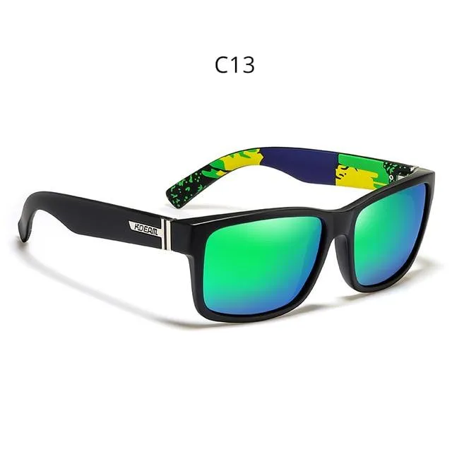 Unisex Baseball Driving Polarized Sports UV Protection Square Sunglasses