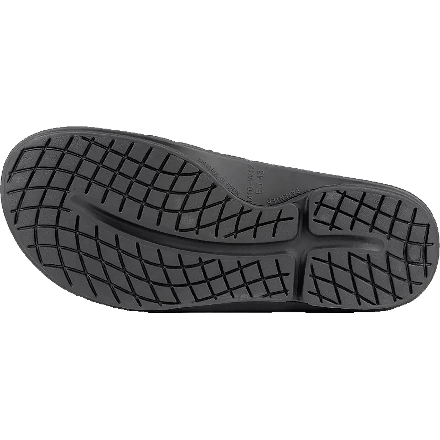 Unisex OOFOS OOahh Sport Flex Black Matte Synthetic