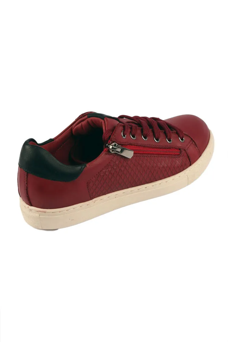 Ursa Sneaker in Burgundy