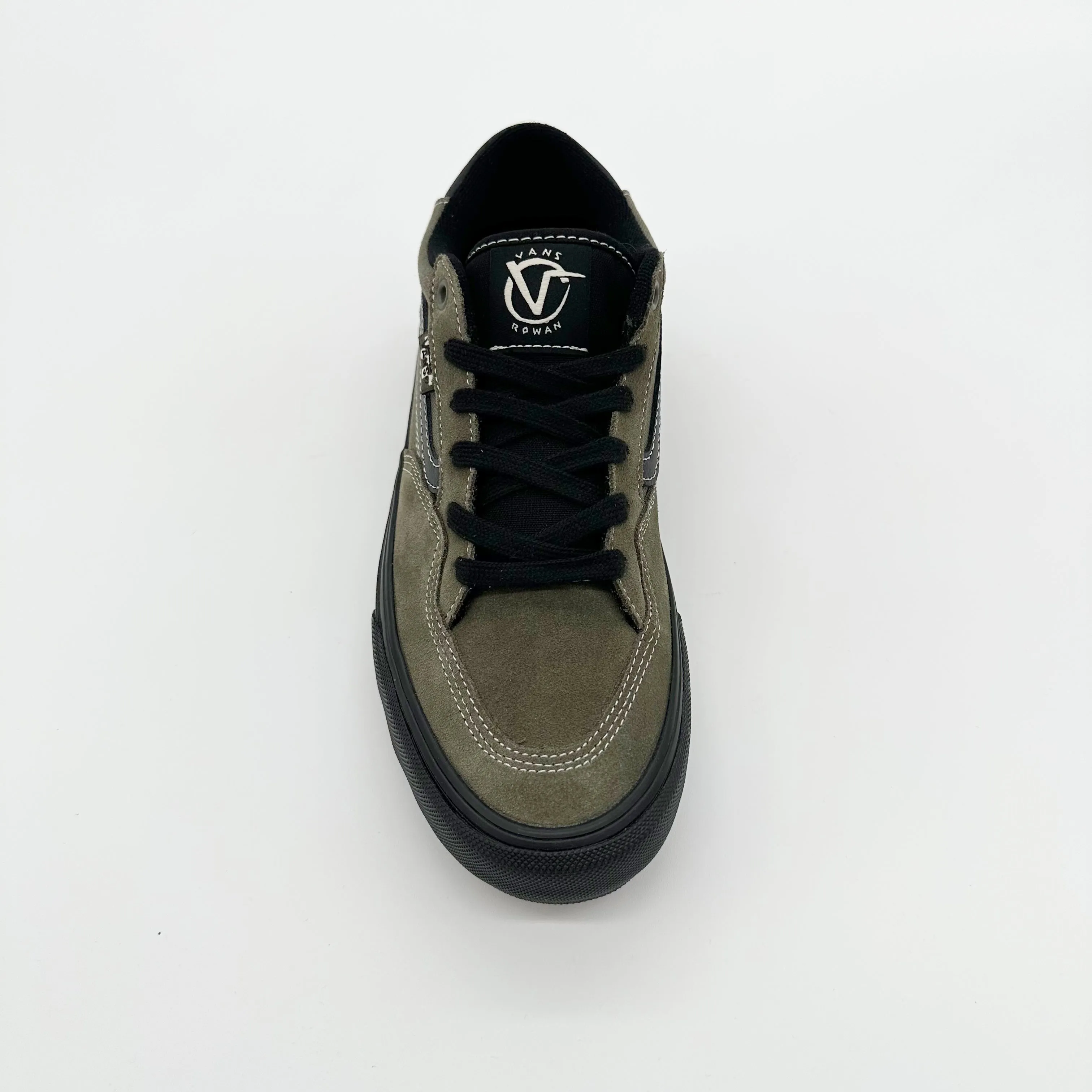 Vans Rowan Skate Shoes-Olive/Black