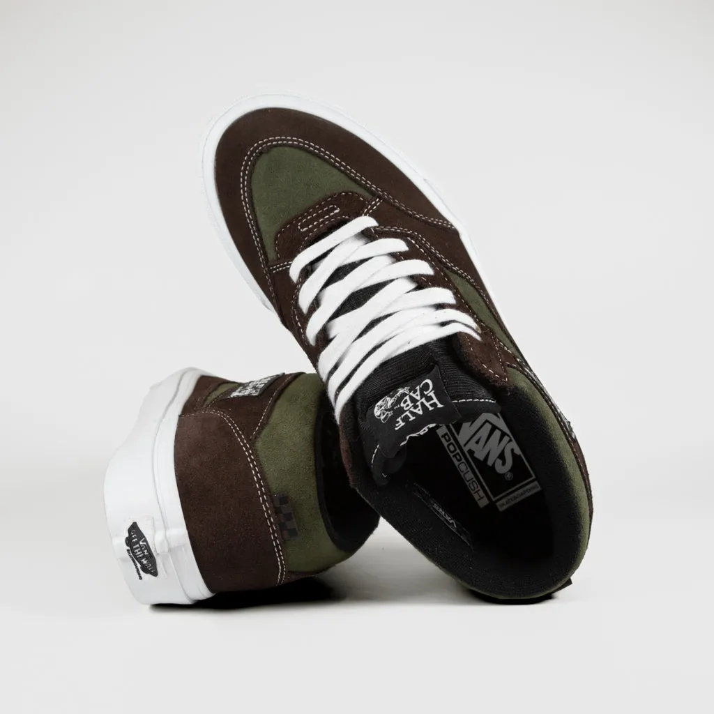 Vans - Skate Half Cab '92 VCU Shoes - Dark Brown / White