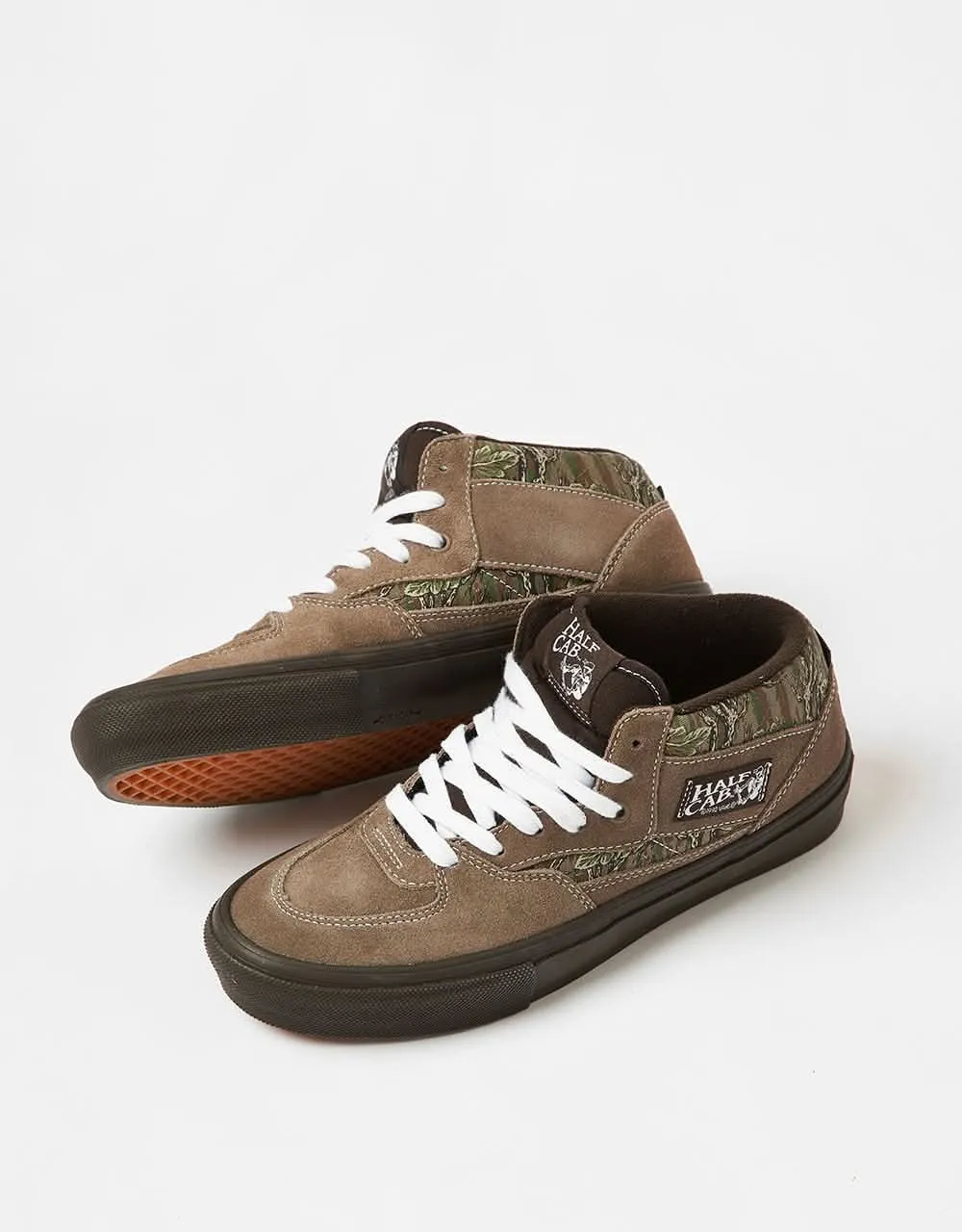 Vans Skate Half Cab Shoes - (Delfino) Camo