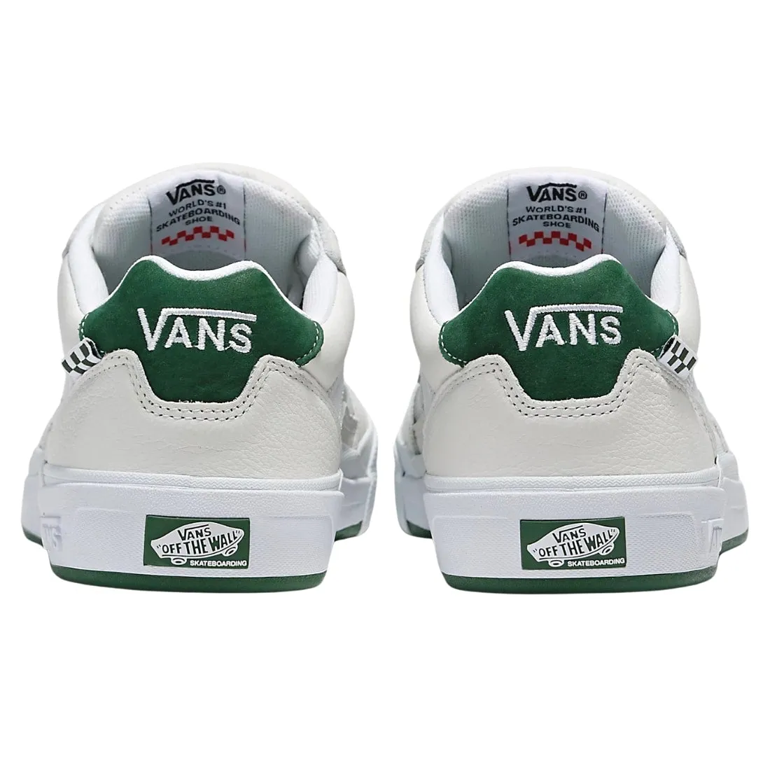 Vans Wayvee Skate Shoes - White/Green