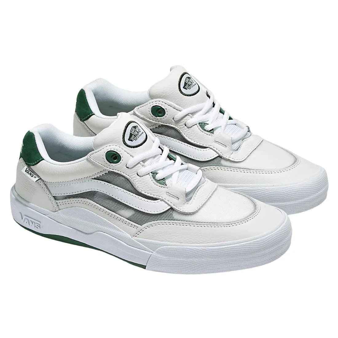 Vans Wayvee Skate Shoes - White/Green