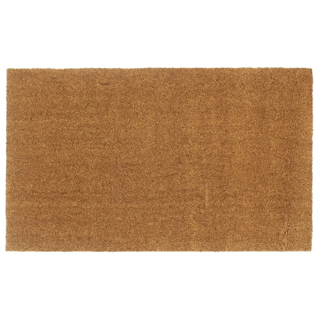 vidaXL Door Mat Natural 90x150 cm Tufted Coir