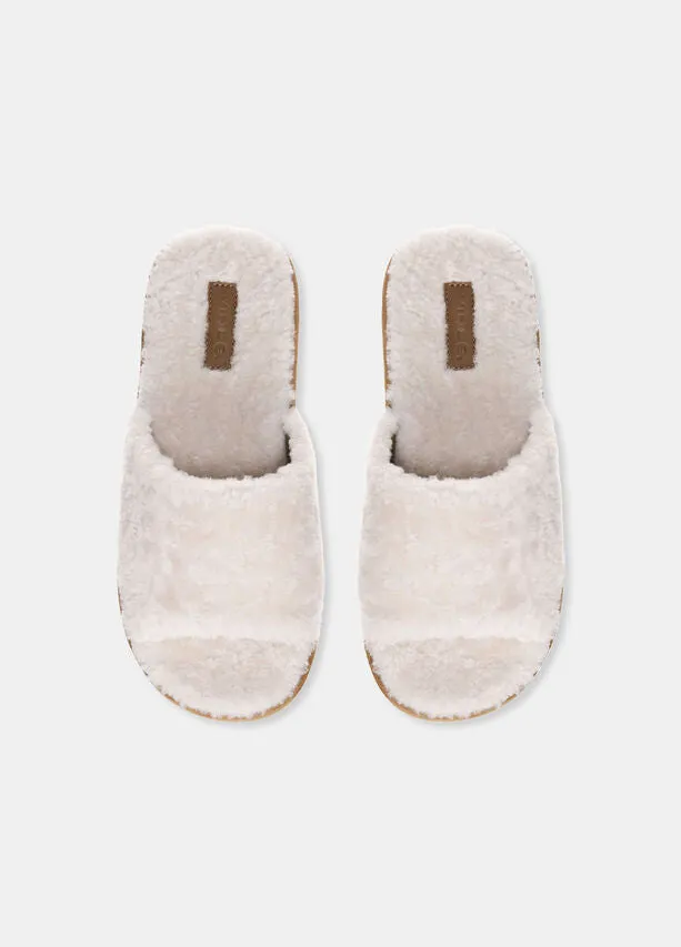 Vince Shearling Kalina Slide Sandal