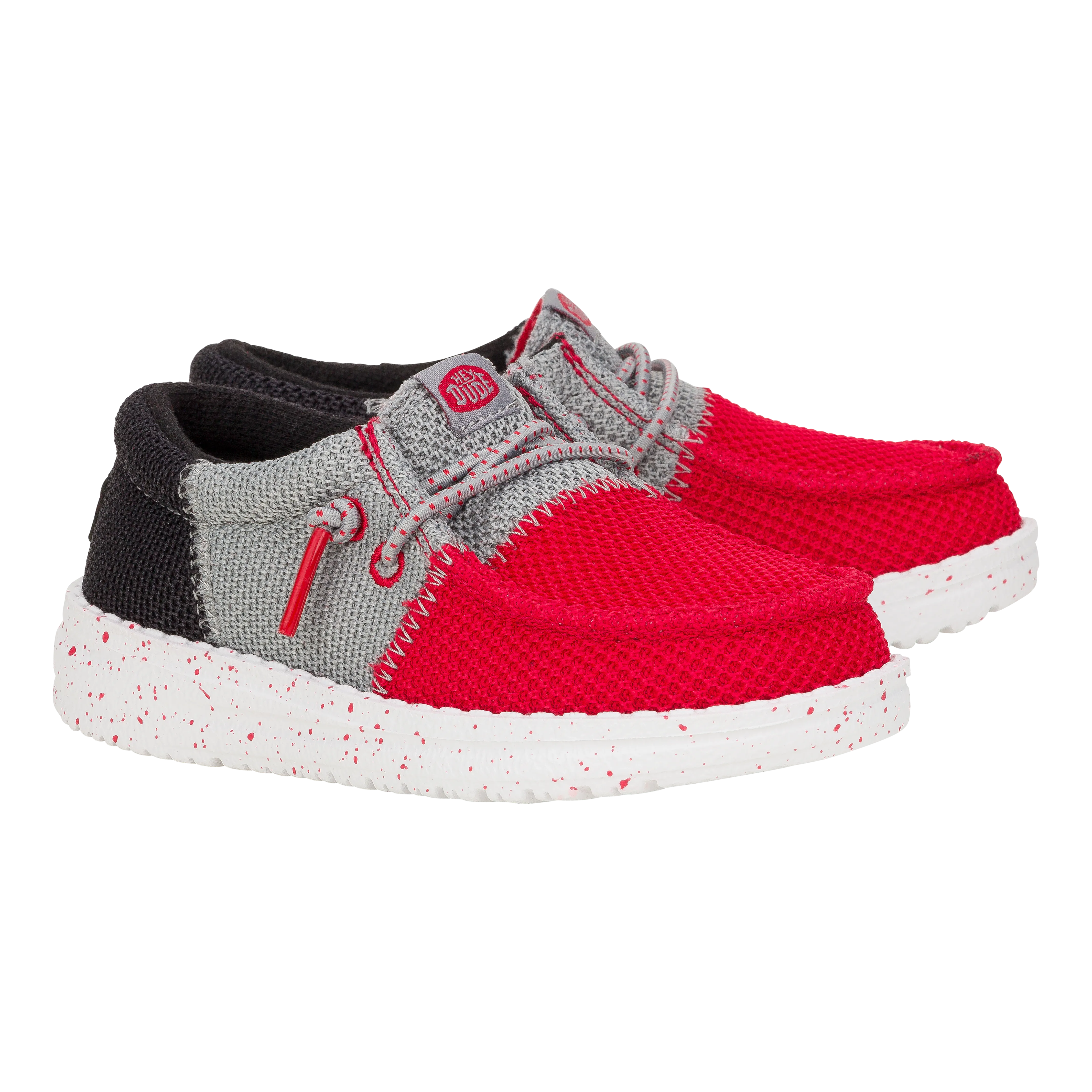 Wally Toddler Tri Varsity Mesh - Red/Grey