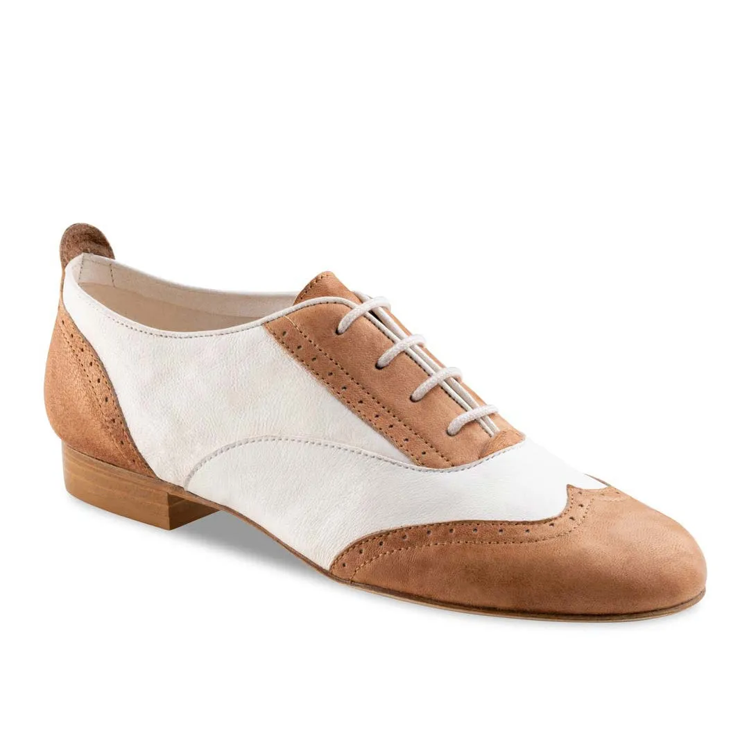 Werner Kern: Taylor Mibi (Flexible Raw Hard Sole) | Vintage Caramel & Cream | .5" Standard | MED | Flexible Raw Leather Sole with Removable Plastic Film