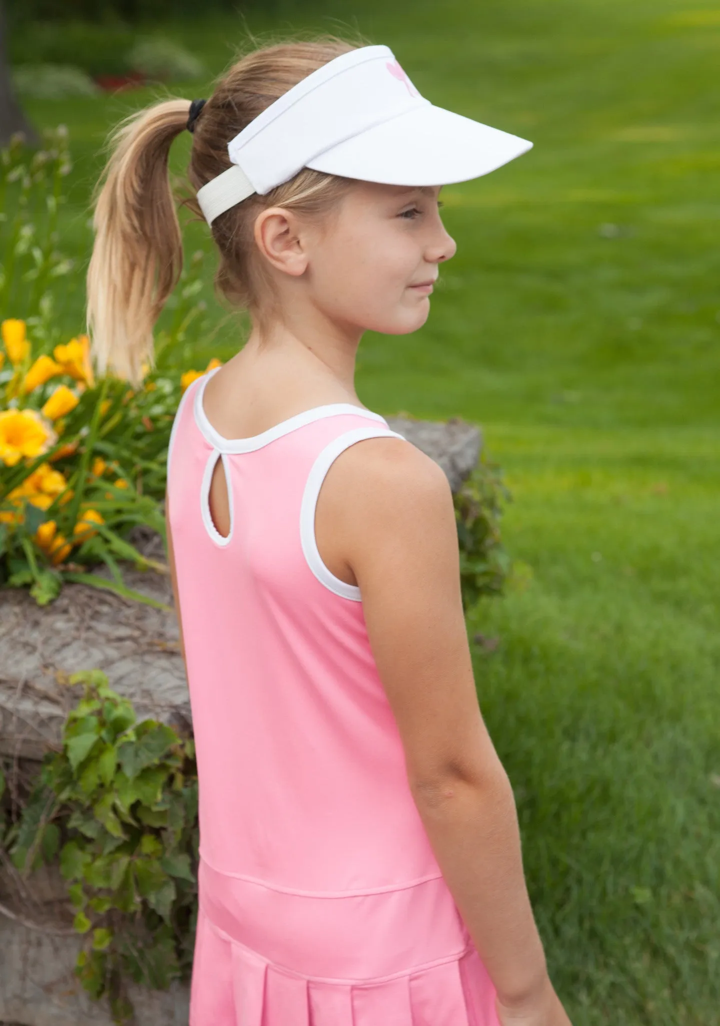 White Visor (Pink)