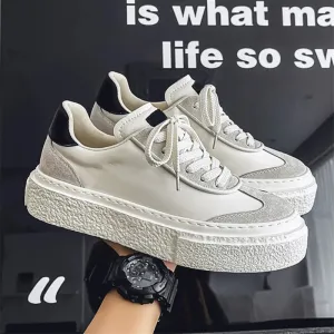 WIAOFELLAS  -  Sneakers For Men Vulcanized Shoes Breathable Casual Outdoor Sports Shoes Platform Comfortable Running Tennis Sneakers For Male