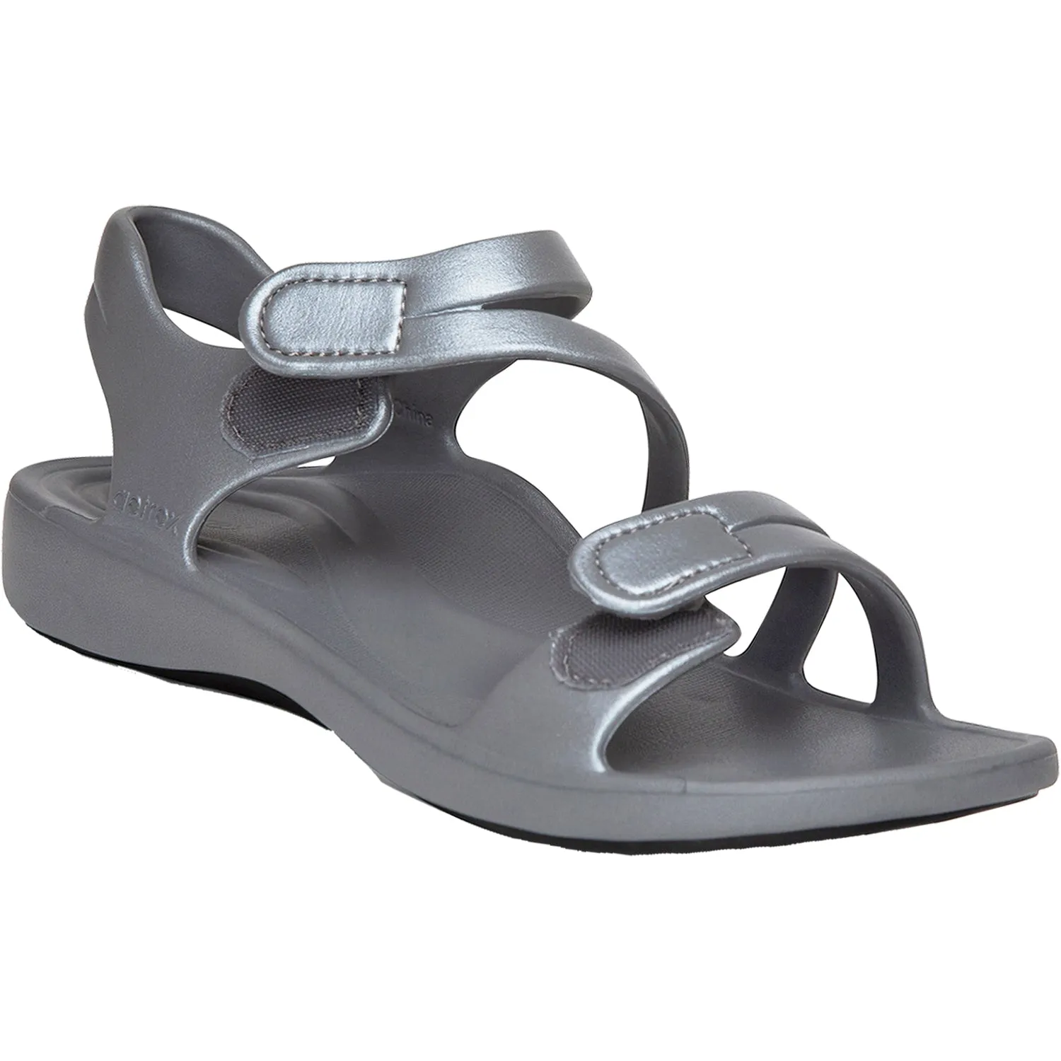 Women's Aetrex Jillian Sport Shimmer Grey EVA