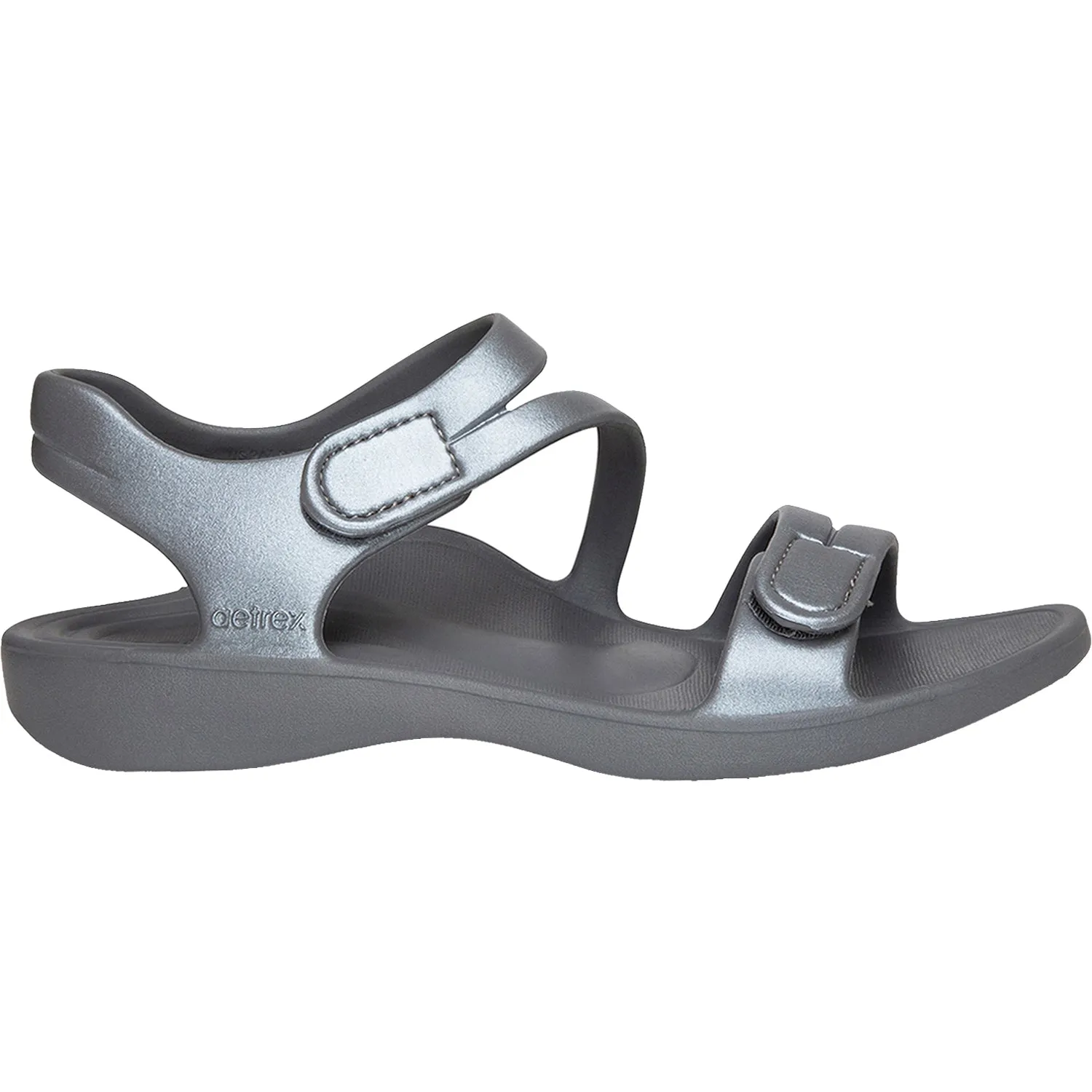 Women's Aetrex Jillian Sport Shimmer Grey EVA