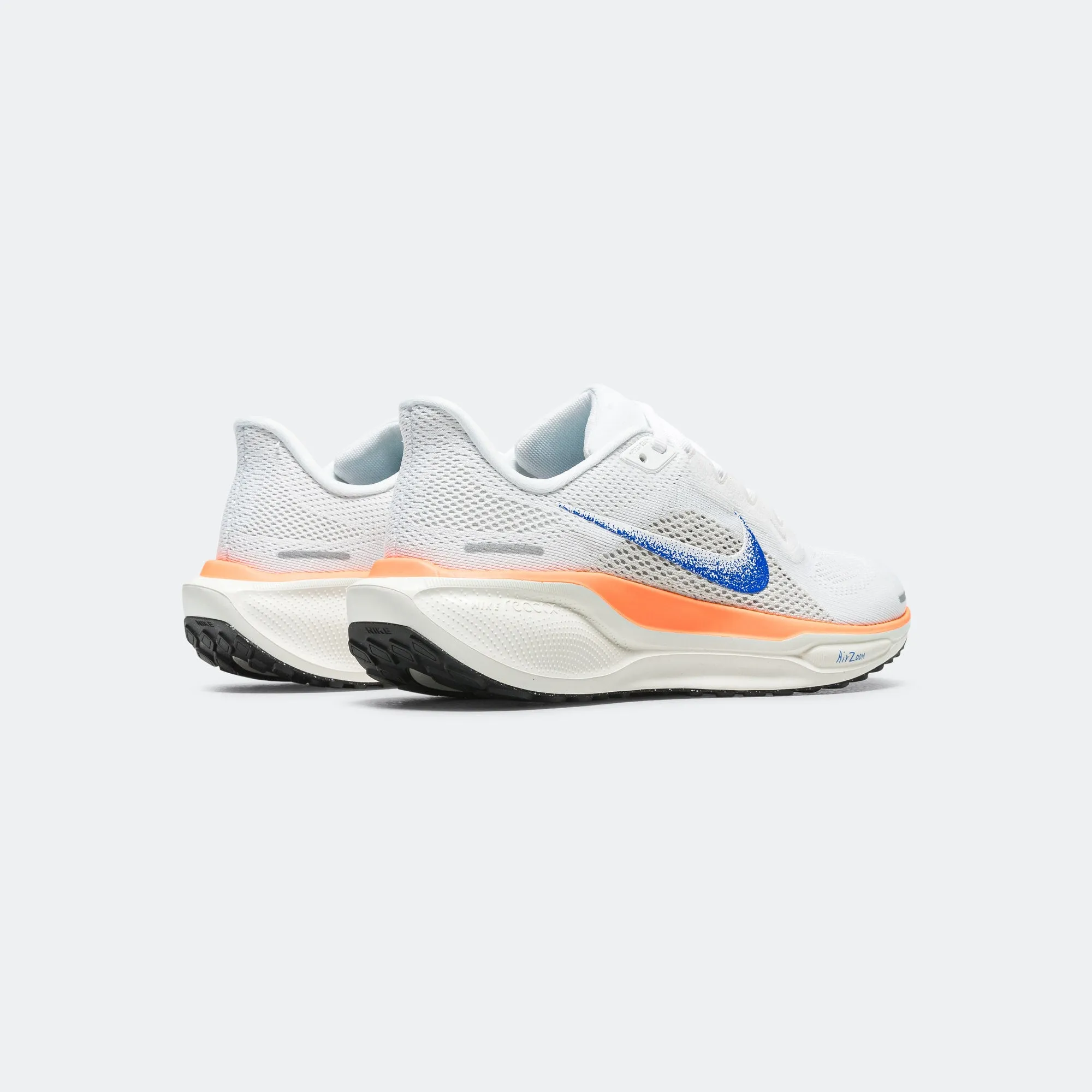 Womens Air Zoom Pegasus 41 'Blueprint' - White/Racer Blue-Total Orange