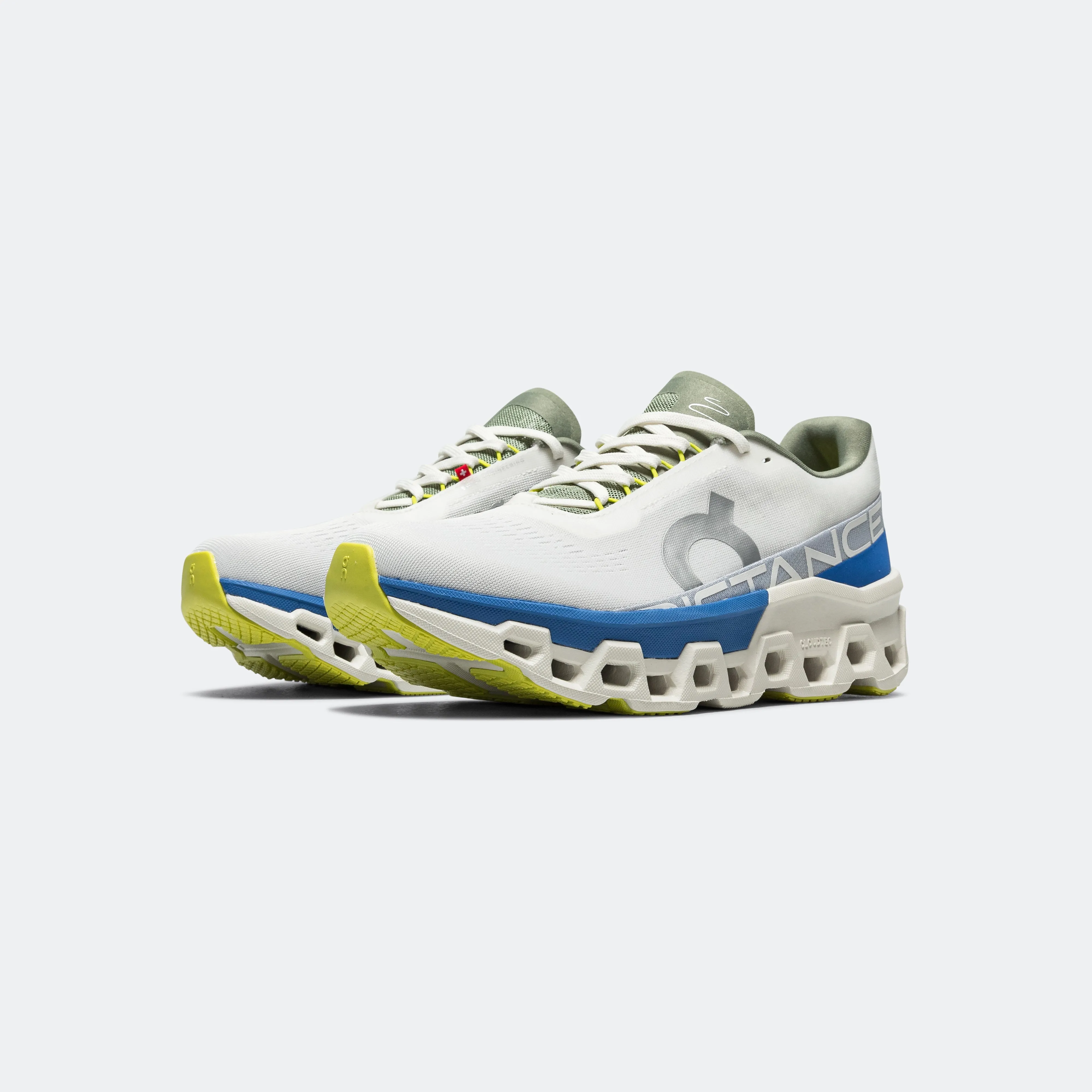 Womens Cloudmonster 2 × Distance - White/Lapis