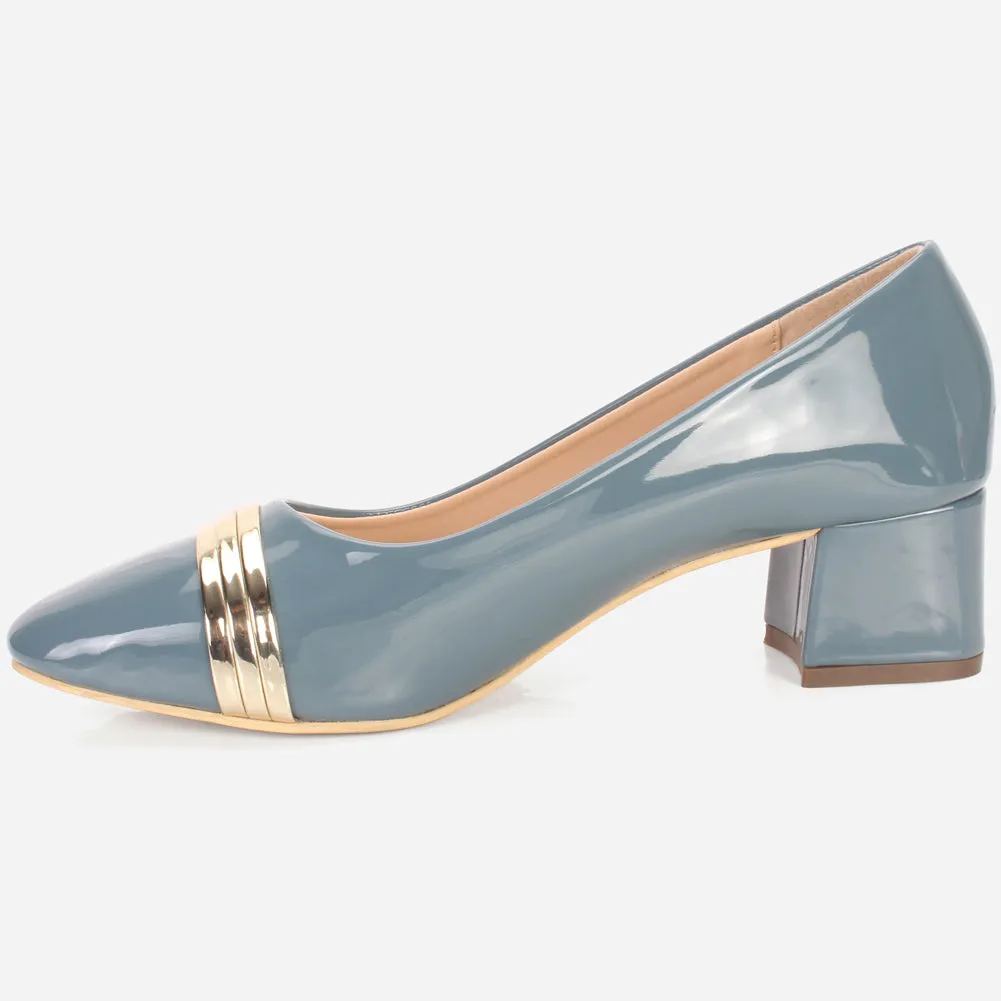 Womens "KIARA" Rounded Toe Slide in Courts