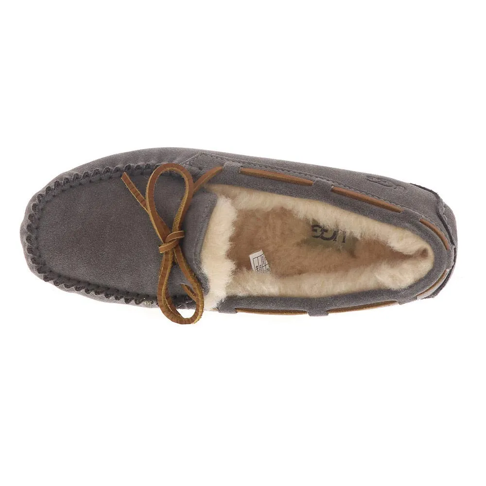 Women's Shoes UGG DAKOTA Suede Indoor/Outdoor Moccasin Slippers 1107949 PEWTER